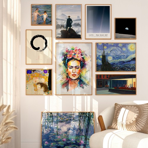Leinwandbild moderne weltkarte - leinwandbild,