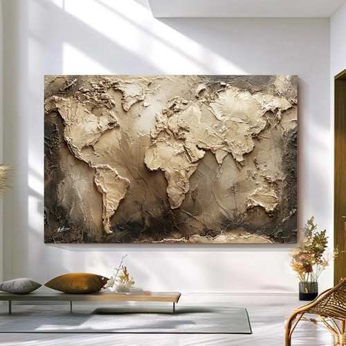 Leinwand bilder xxl weltkarte - leinwand,