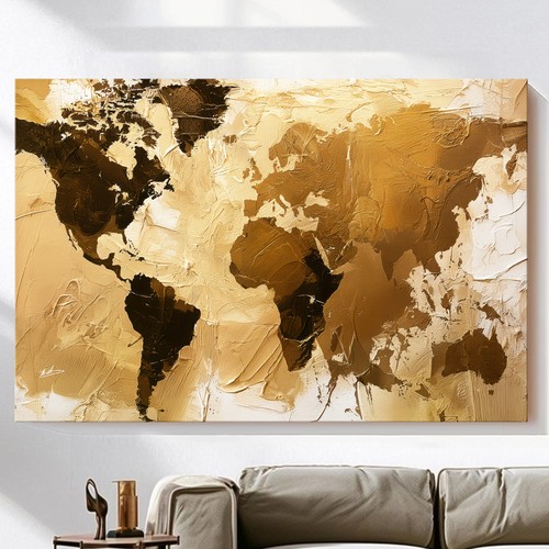 Leinwand bilder xxl weltkarte - bilder,